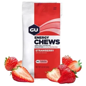 Gomas Masticables Energy GU Chews Fresa 16gr